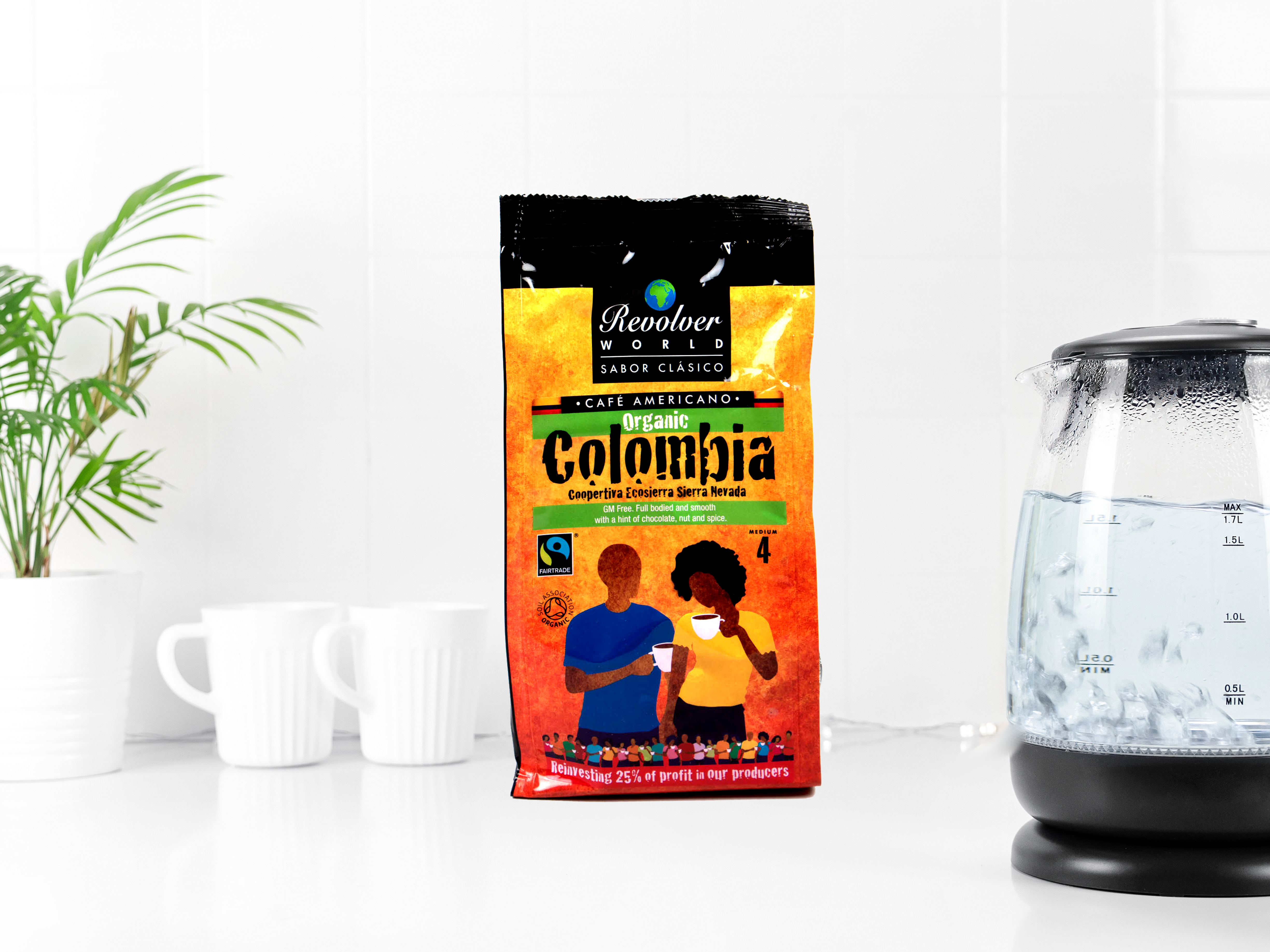 Colombia Fairtrade Organic Ground Coffee 200g