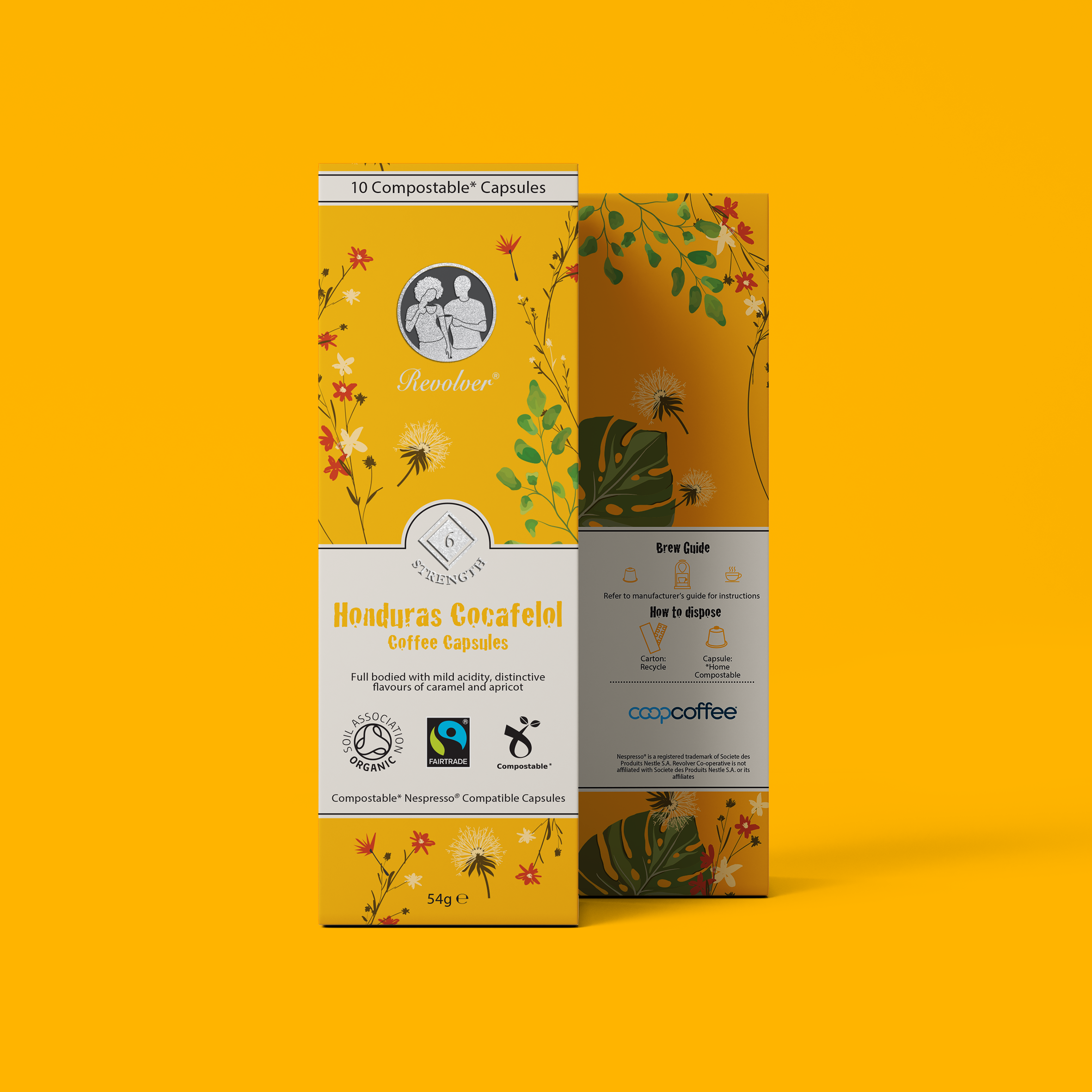 Honduras Fairtrade Organic Compostable Capsules
